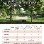 2-Person Quilted Outdoor Hammock 12FT – Double Layer with Pillow & Storage - 10