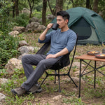 Ultralight Folding Camping Chair – Portable Outdoor High-Back Seat - 10
