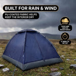 2-4 PERSON LIGHTWEIGHT BACKPACKING DOME CAMPING TENTS - 10