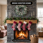 CHRISTMAS BERRY WREATH FOR FRONT DOOR – WINTER PINE HOLIDAY DÉCOR - 10