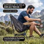 Ultralight Folding Camping Chair – Portable Outdoor High-Back Seat - 10