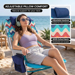 Big & Tall XL Backpack Beach Chair – 2 Pack - 10