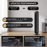 Tower Fan With Remote – 90° Oscillation, 36″ & 42″ - 10