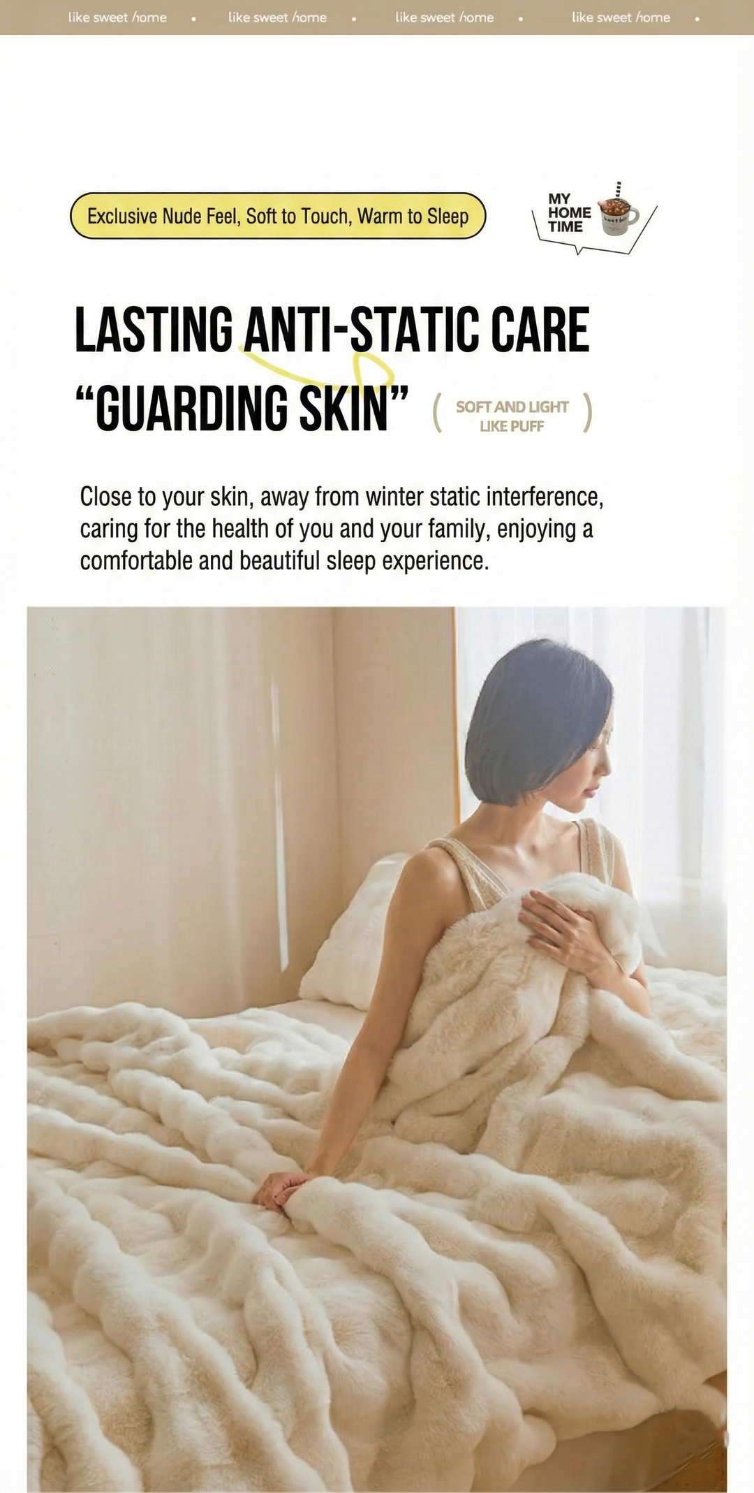 Ultra Soft Luxury Faux Rabbit Fur Blanket – Thick Winter Warm Throw for Bed & Couch | Trufairs