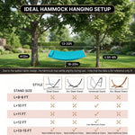 2-Person Quilted Outdoor Hammock 12FT – Double Layer with Pillow & Storage - 10