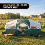 5–8 PERSON FAMILY DOME CAMPING TENT – WATERPROOF OUTDOOR TENT WITH RAINFLY & CARRY BAG - 10