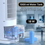 3-in-1 Evaporative Air Cooler Tower Fan with Remote Control - 10