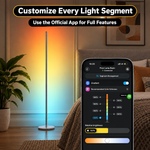 FLOOR LAMP – SMART RGBIC CORNER LAMP WITH MUSIC SYNC - 10