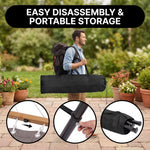 2-Person Hammock with Adjustable-Height Stand, Pillow & Carrying Bag - 10