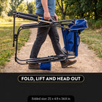 ROCKING CAMPING CHAIR – FOLD-FLAT CHAIR WITH CUP HOLDER - 10