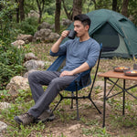 Ultralight Folding Camping Chair – Portable Outdoor High-Back Seat - 10