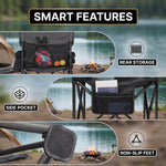 Oversized Padded Camping Chair with Cupholder – Heavy-Duty Comfort for Big & Tall Adults, Foldable & Portable Outdoor Chair - 10