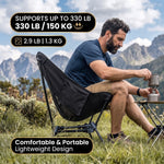 Ultralight Folding Camping Chair – Portable Outdoor High-Back Seat - 10