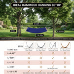 2-Person Quilted Outdoor Hammock 12FT – Double Layer with Pillow & Storage - 10