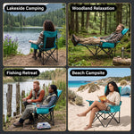 Premium Reclining Outdoor Camping Chair – Adjustable Comfort Seat - 10