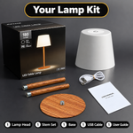 CORDLESS TABLE LAMP – RECHARGEABLE & WATERPROOF FOR SHOWER, BATHROOM AND OUTDOOR USE - 10