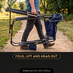 ROCKING CAMPING CHAIR – FOLD-FLAT CHAIR WITH CUP HOLDER - 10