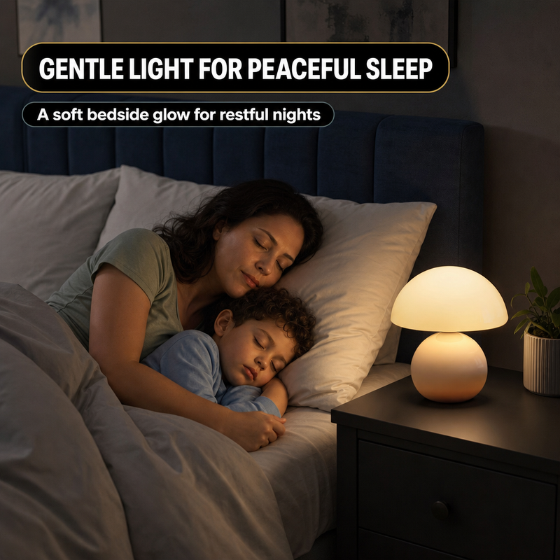 MUSHROOM LAMP – CORDLESS, RECHARGEABLE & TOUCH-DIMMABLE - 10