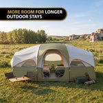 5–8 PERSON FAMILY DOME CAMPING TENT – WATERPROOF OUTDOOR TENT WITH RAINFLY & CARRY BAG - 10