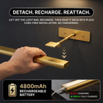 Picture Lights for Wall, Rechargeable Battery Operated LED Gallery Light Bar with Remote & Timer, Dimmable Wireless Wall Sconce for Paintings & Frames - 10