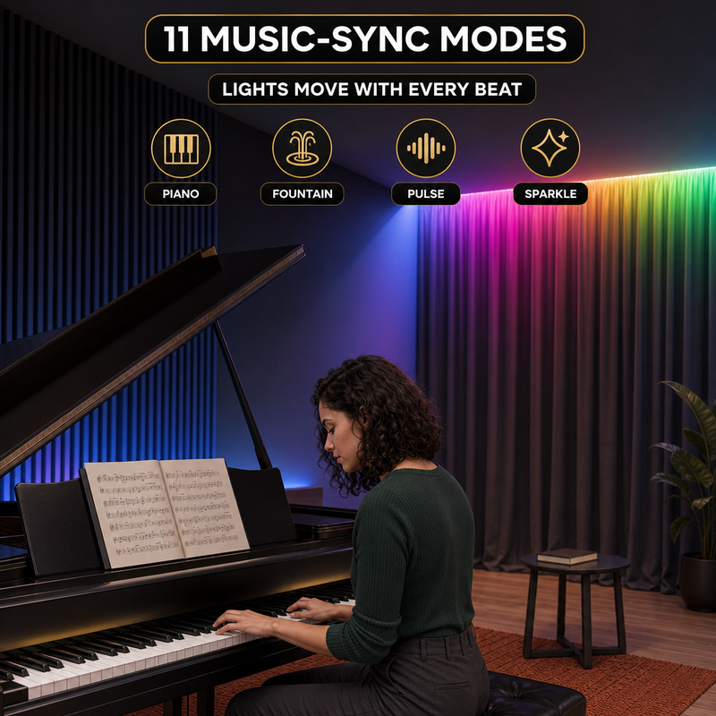 LED STRIP LIGHTS – RGBIC, APP CONTROL & MUSIC SYNC - 10