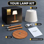 CORDLESS TABLE LAMP – RECHARGEABLE & WATERPROOF FOR SHOWER, BATHROOM AND OUTDOOR USE - 10