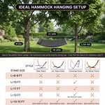 2-Person Quilted Outdoor Hammock 12FT – Double Layer with Pillow & Storage - 10