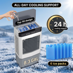 3-in-1 Evaporative Air Cooler Tower Fan with Remote Control - 10
