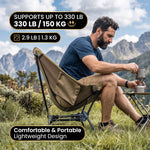 Ultralight Folding Camping Chair – Portable Outdoor High-Back Seat - 10