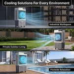 3-in-1 Evaporative Air Cooler Tower Fan with Remote Control - 10