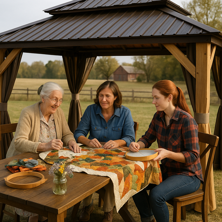 10' x 14' Cedar Wood Gazebo