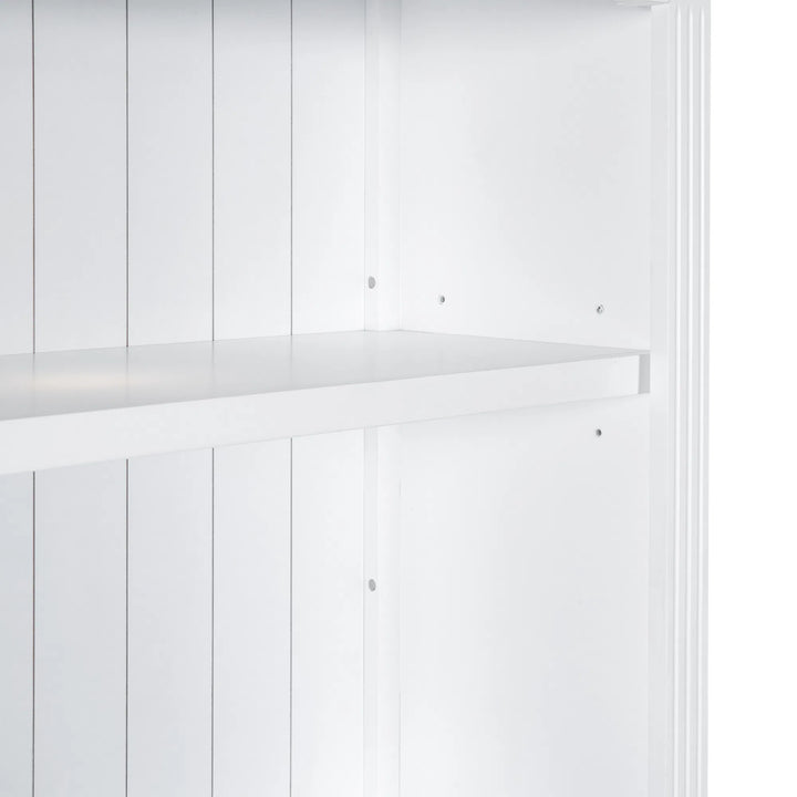 Premium 83.4" Tall LED Bookshelf with Storage - Modern Home Office Solution