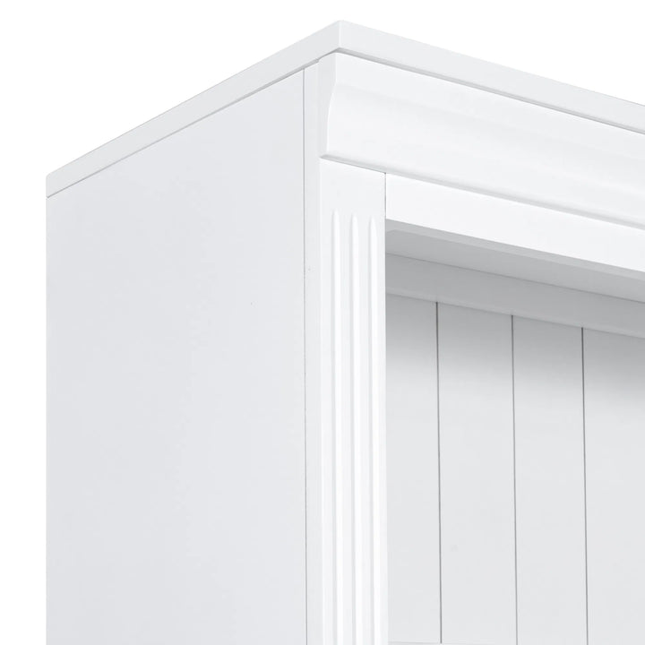 Premium 83.4" Tall LED Bookshelf with Storage - Modern Home Office Solution