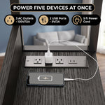 C-SHAPED END TABLE WITH CHARGING STATION – ADJUSTABLE HEIGHT - 11