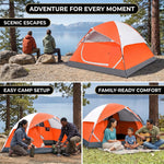 2-4 PERSON LIGHTWEIGHT BACKPACKING DOME CAMPING TENTS - 11