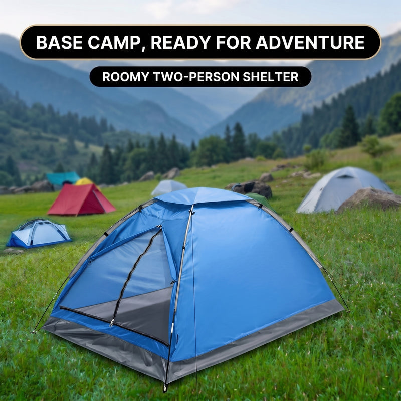 2-4 PERSON LIGHTWEIGHT BACKPACKING DOME CAMPING TENTS - 11