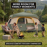 8–10 Person Instant Cabin Camping Tent with Room Divider - 11