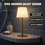 CORDLESS TABLE LAMP – RECHARGEABLE & WATERPROOF FOR SHOWER, BATHROOM AND OUTDOOR USE - 11