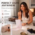 Portable LED Makeup Mirror – Rechargeable, Adjustable Brightness, Compact & Travel-Friendly - 11