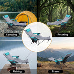 Premium Reclining Outdoor Camping Chair – Adjustable Comfort Seat - 11
