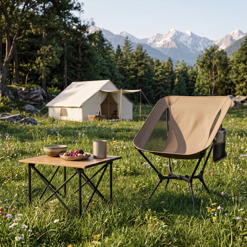 Ultralight Folding Camping Chair – Portable Outdoor High-Back Seat - 11