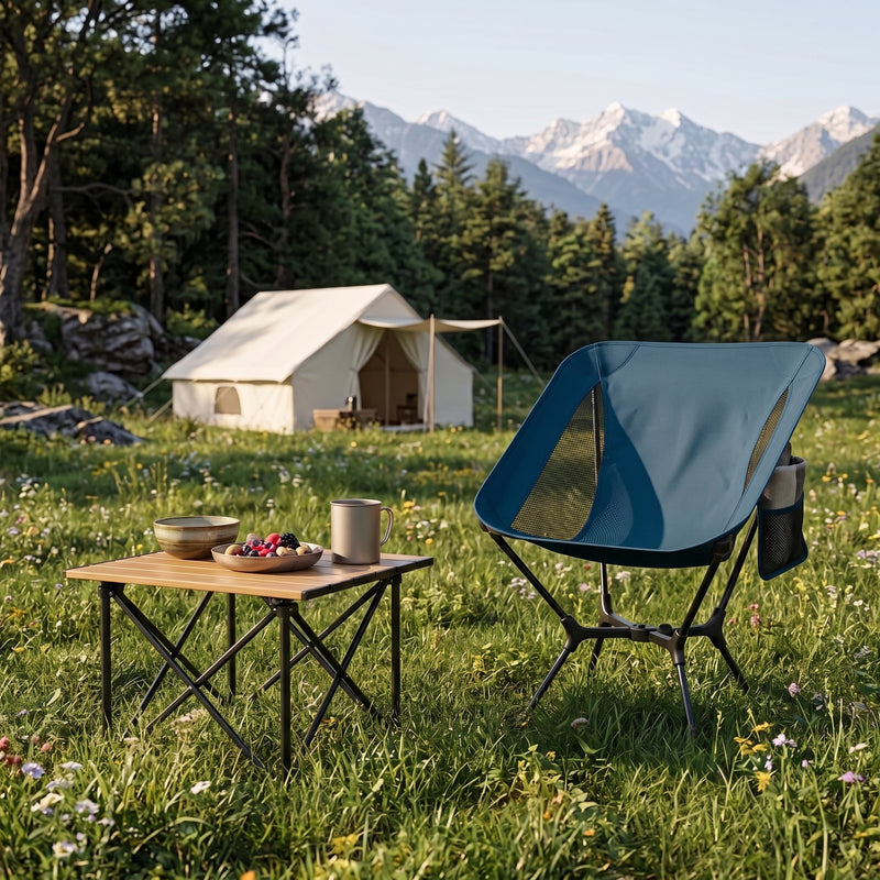 Ultralight Folding Camping Chair – Portable Outdoor High-Back Seat - 11
