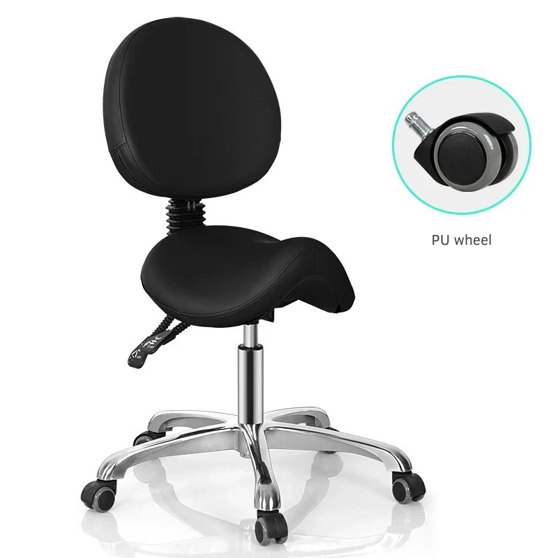 Rotating lift chair Beauty salon Surgical technician chair Round stool Haircut PT stool Pulley Big chair Beauty stool Backrest