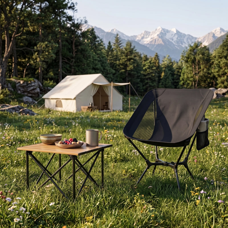 Ultralight Folding Camping Chair – Portable Outdoor High-Back Seat - 11
