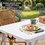 4 ft Adjustable Folding Camping Table - 11