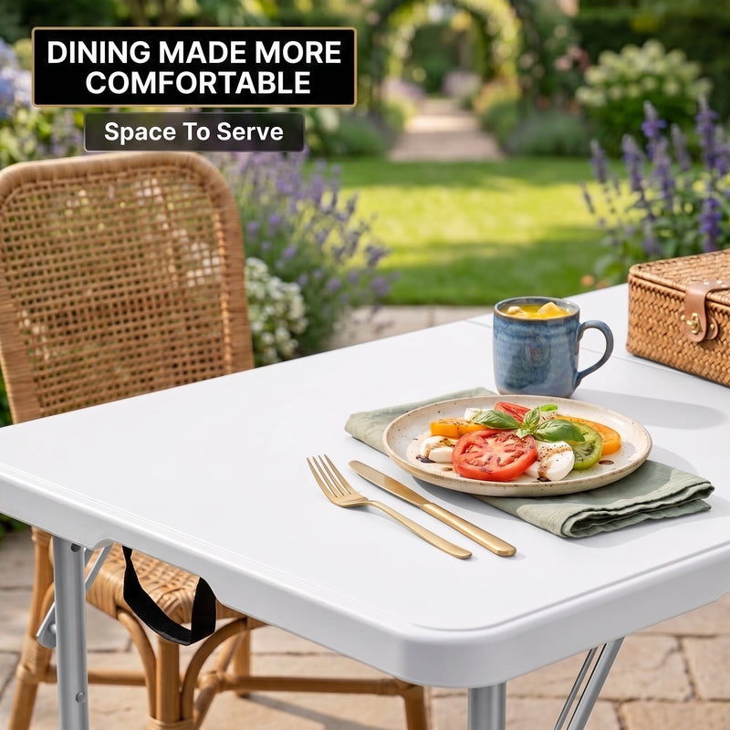 4 ft Adjustable Folding Camping Table - 11