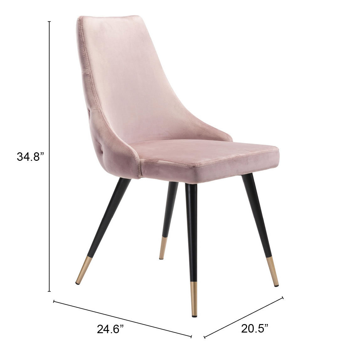 Piccolo Dining Chair Pink