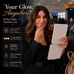 Portable LED Makeup Mirror – Rechargeable, Adjustable Brightness, Compact & Travel-Friendly - 12