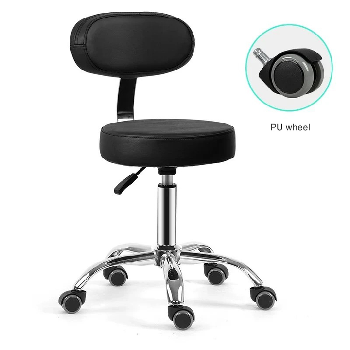 Rotating lift chair Beauty salon Surgical technician chair Round stool Haircut PT stool Pulley Big chair Beauty stool Backrest
