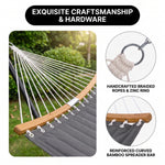 2-Person Hammock with Adjustable-Height Stand, Pillow & Carrying Bag - 12